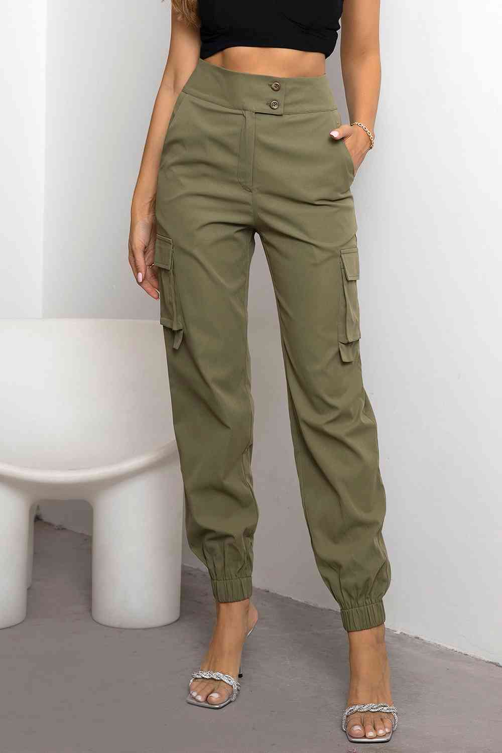 Bellanca® | High-Waisted Cargo Pants