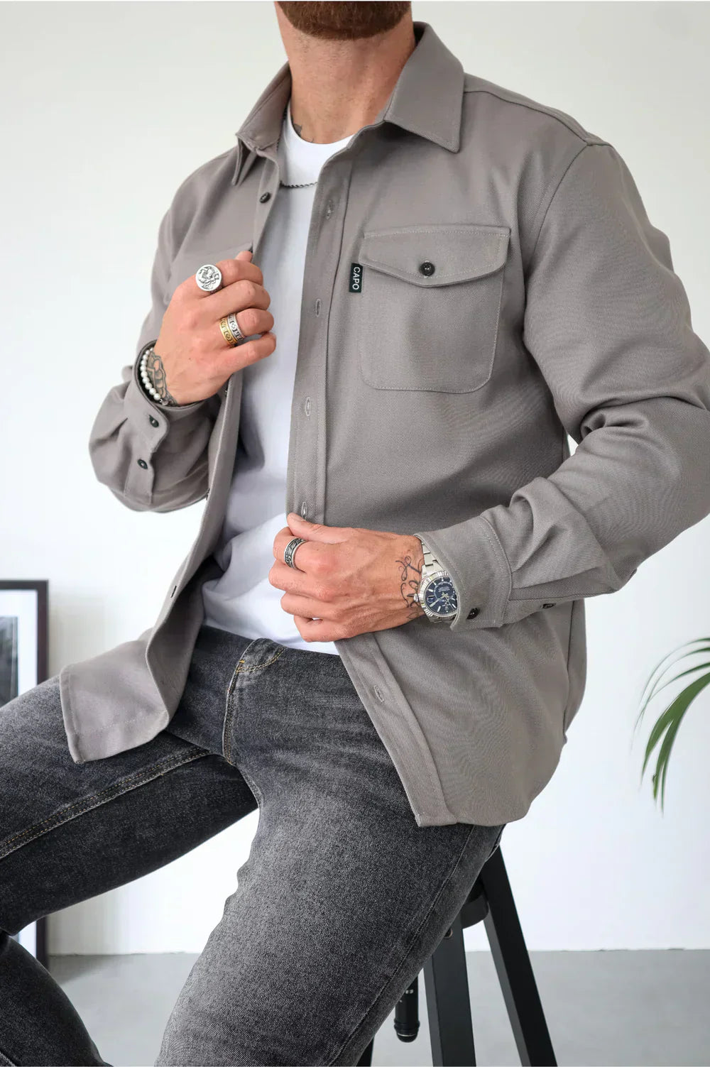 Elijah | Stylish Casual Overshirt