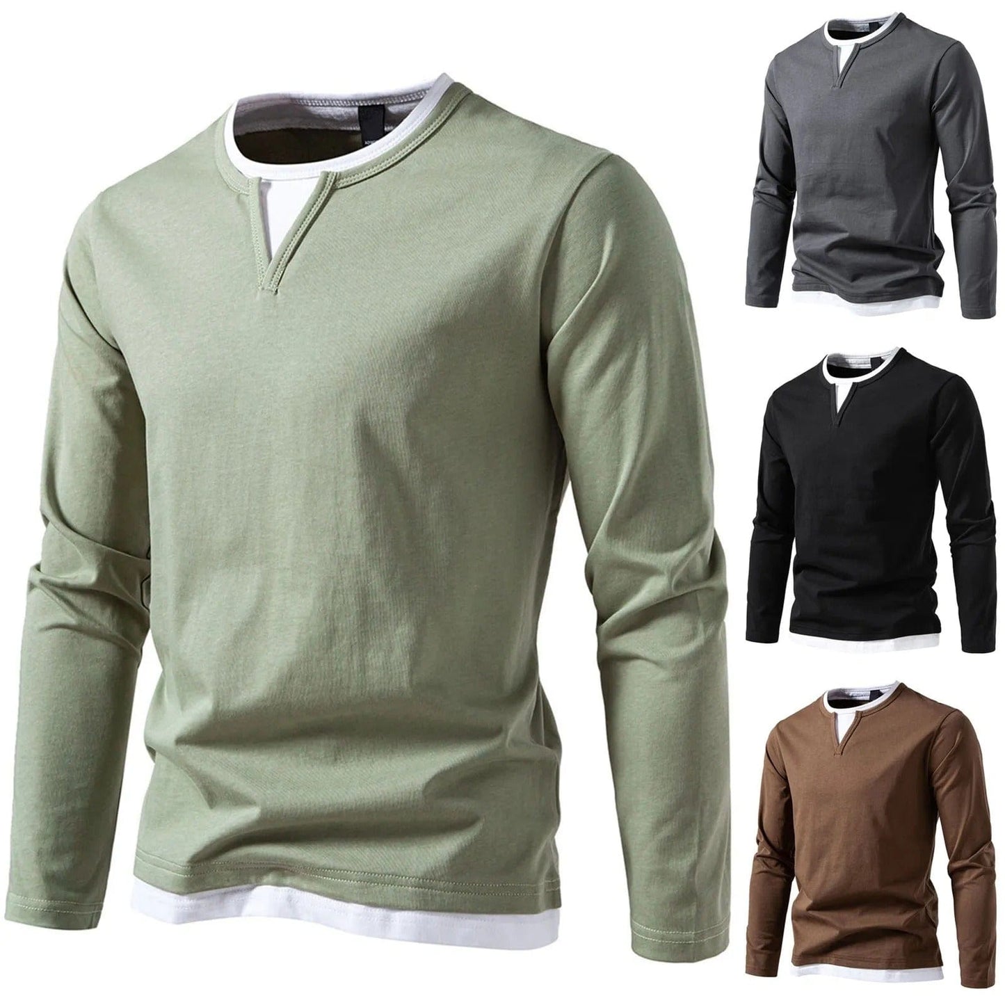 Harvey | Modern Minimalist Sleeve Shirt for Men