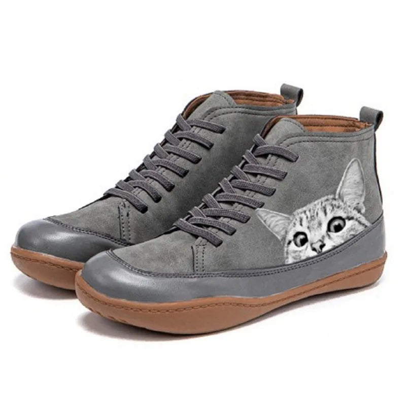 Araceli | Cat leather ankle boots