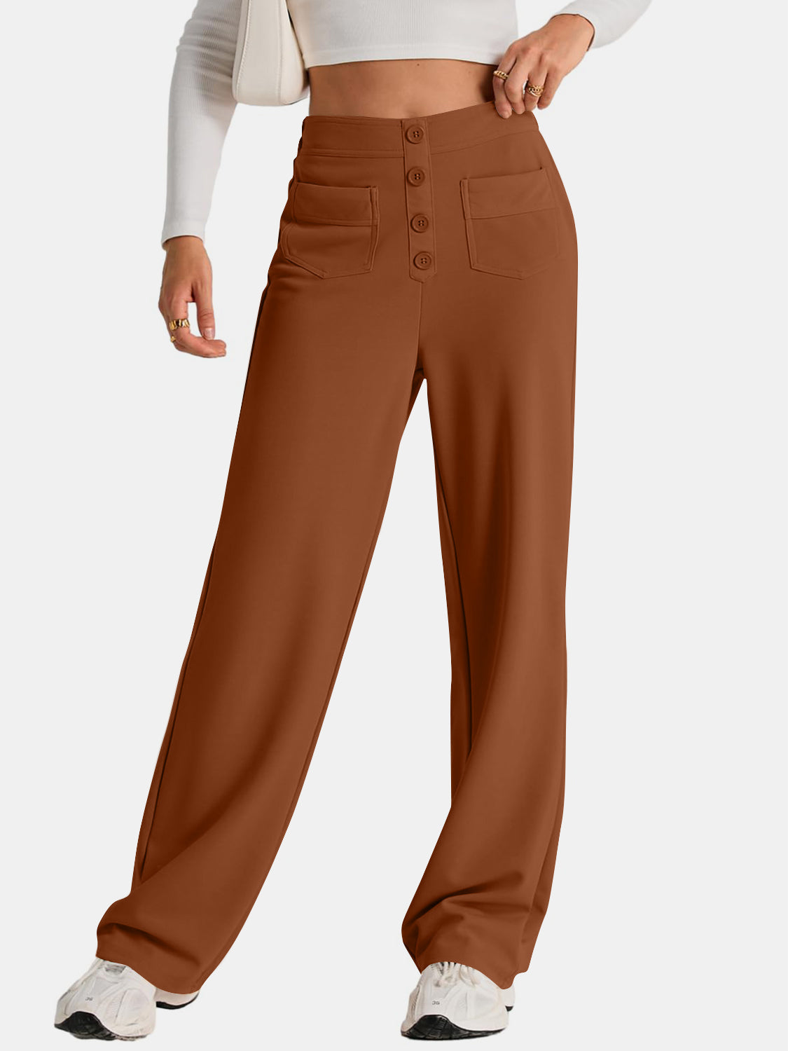 Apolonia | Wide-leg, high-waisted trousers
