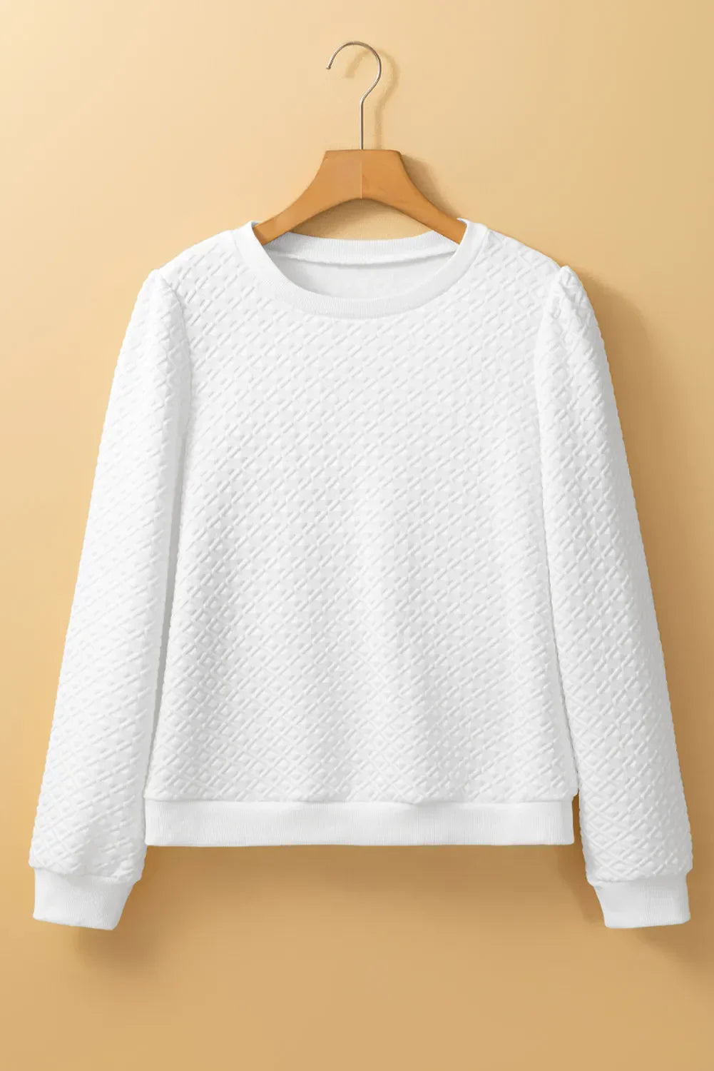 Annelie® | Structured, long-sleeved top with a crew neck