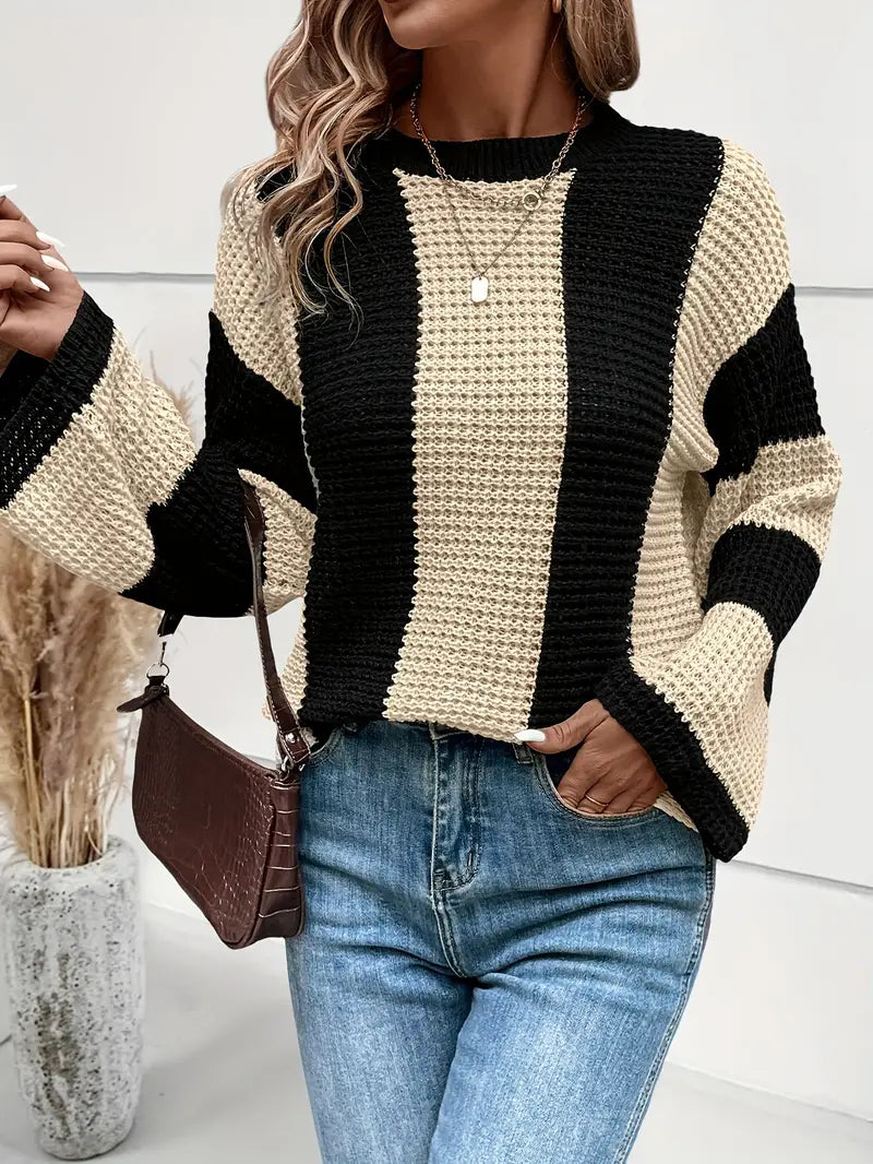 Cristina® | Pullover with bold stripes