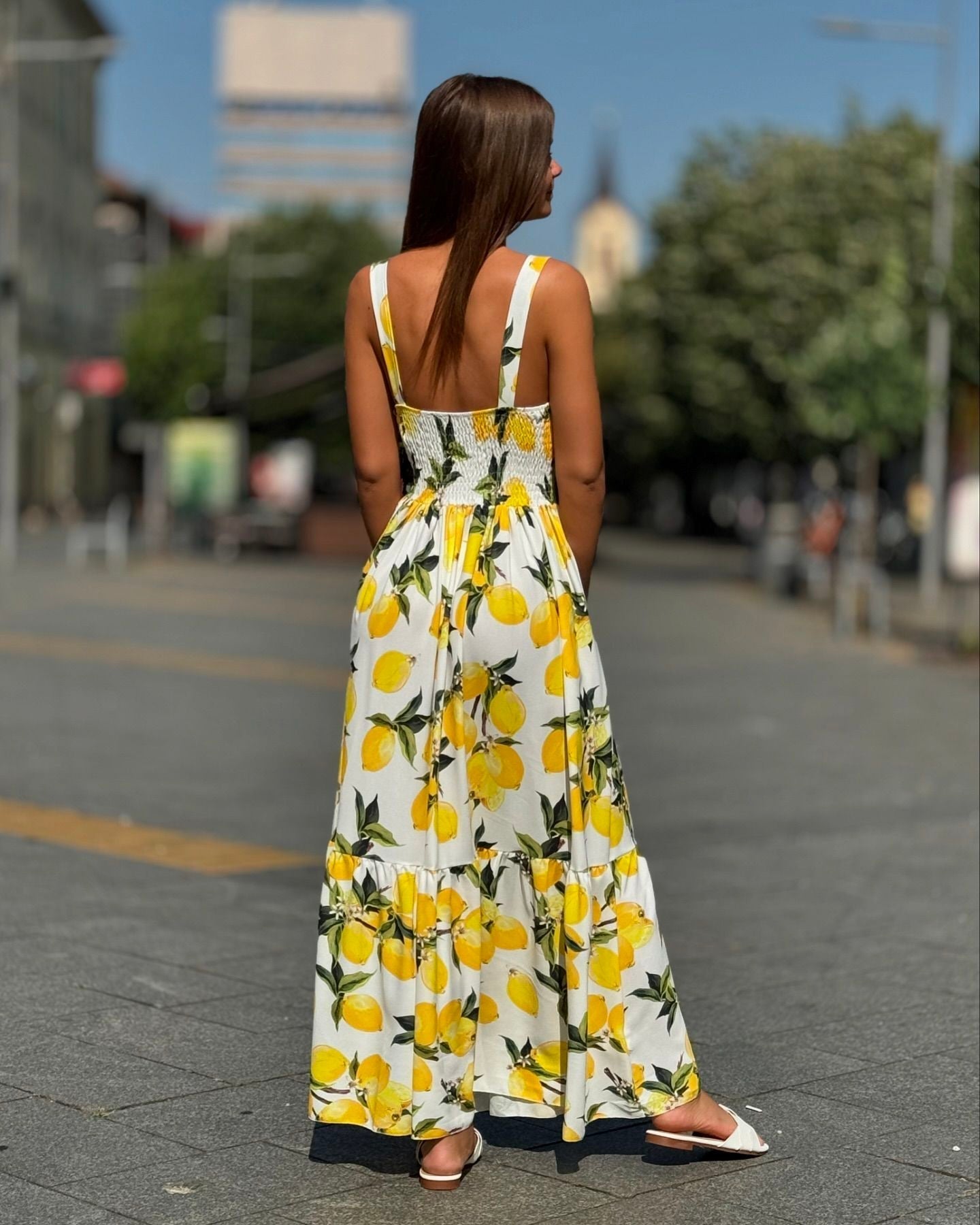 Dahlia® | Long printed dress
