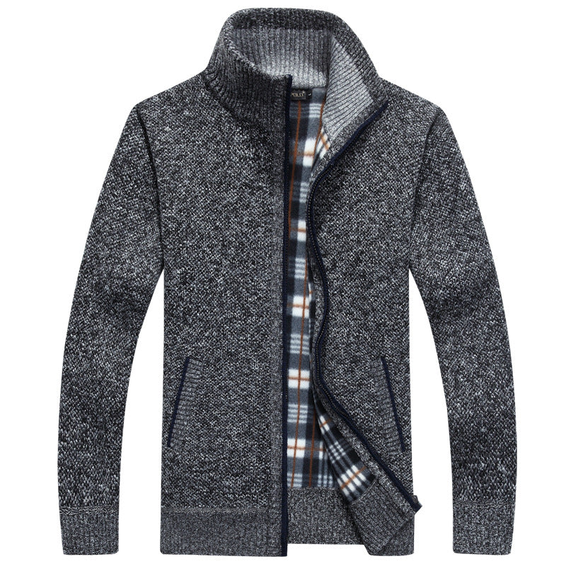 Cyrus | Men's Full Zip Knit Jacket