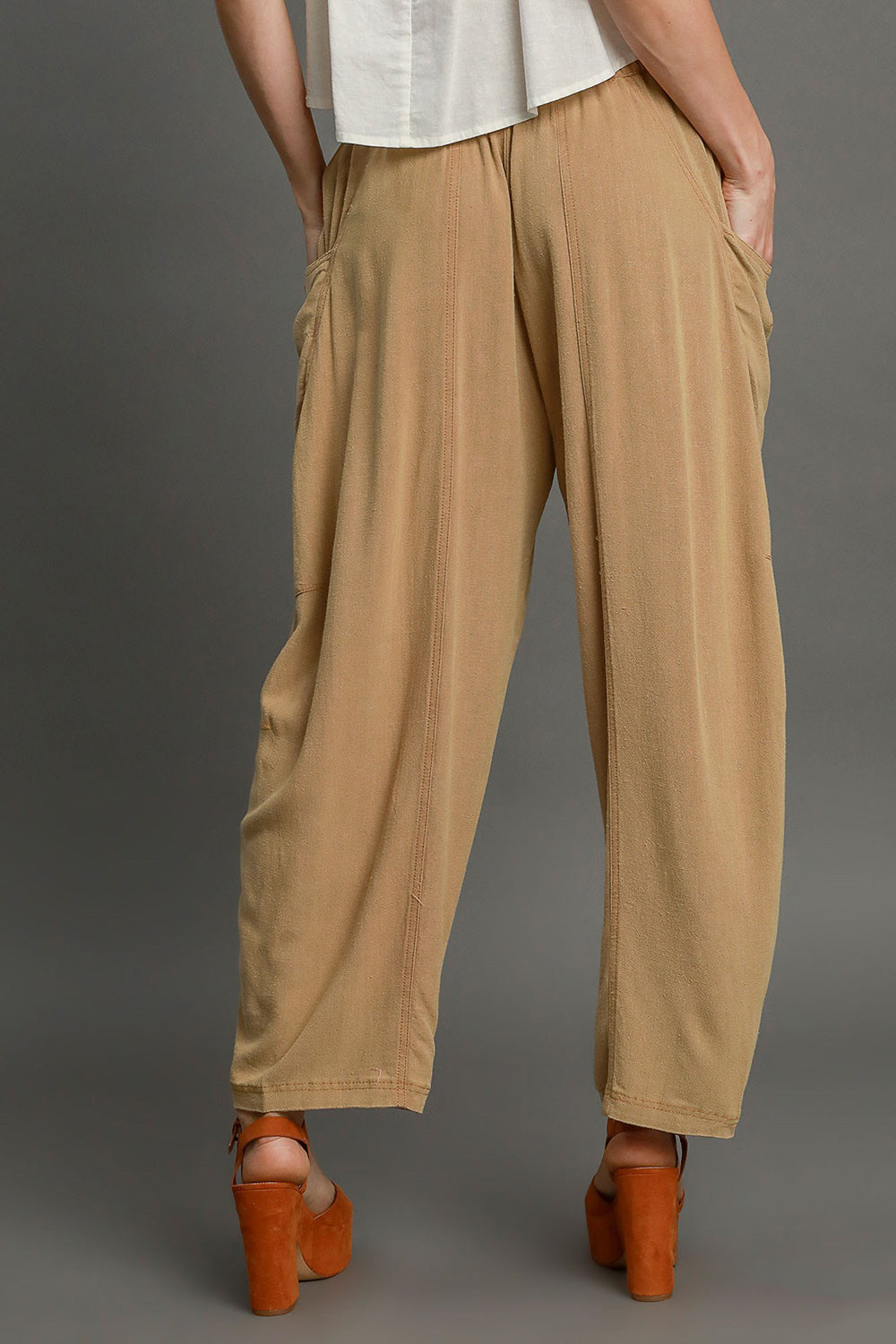 Alice® | Baggy fit trousers with an elastic waistband and pockets