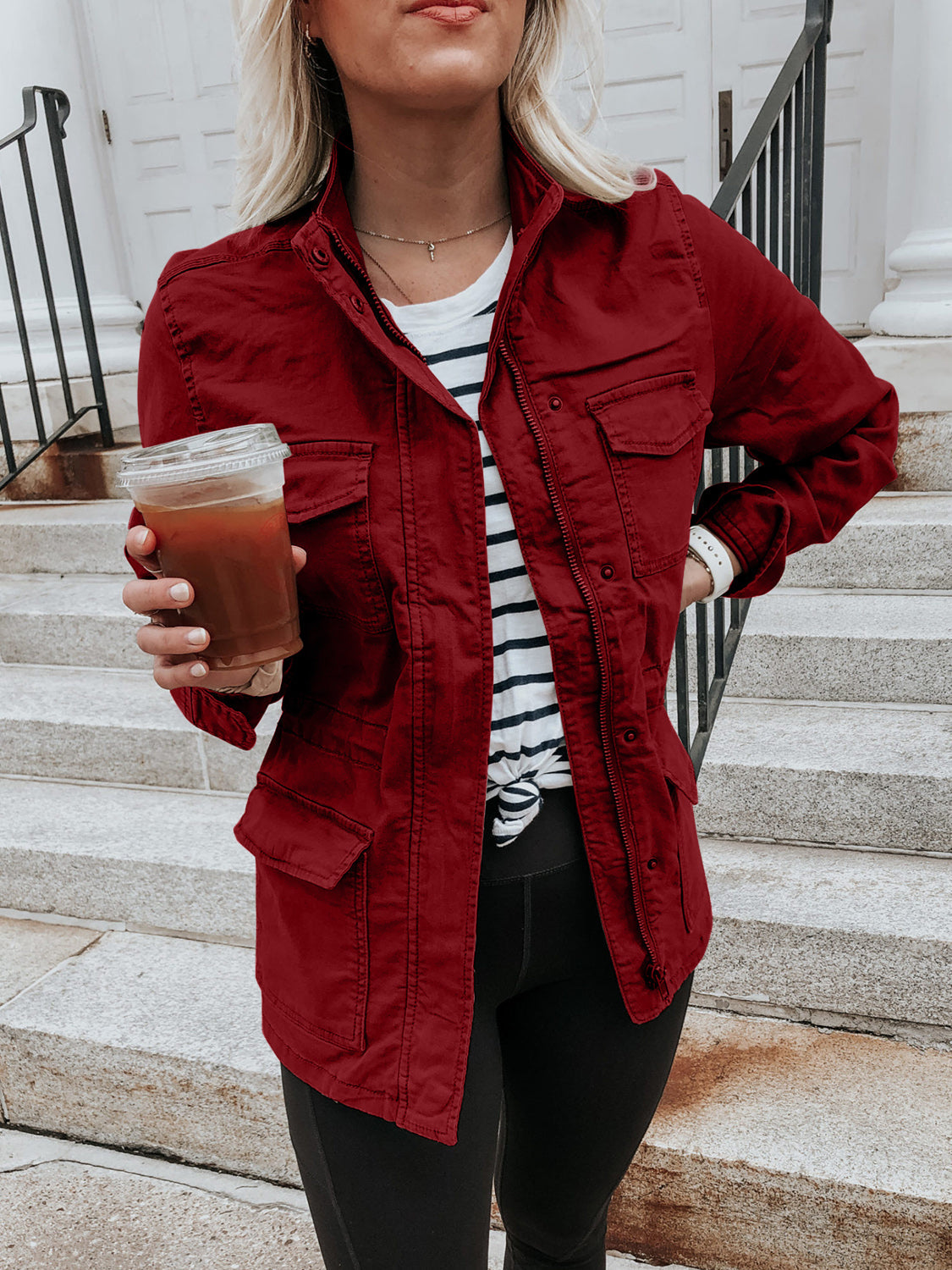 Carolina® | Long sleeve zip jacket with pockets