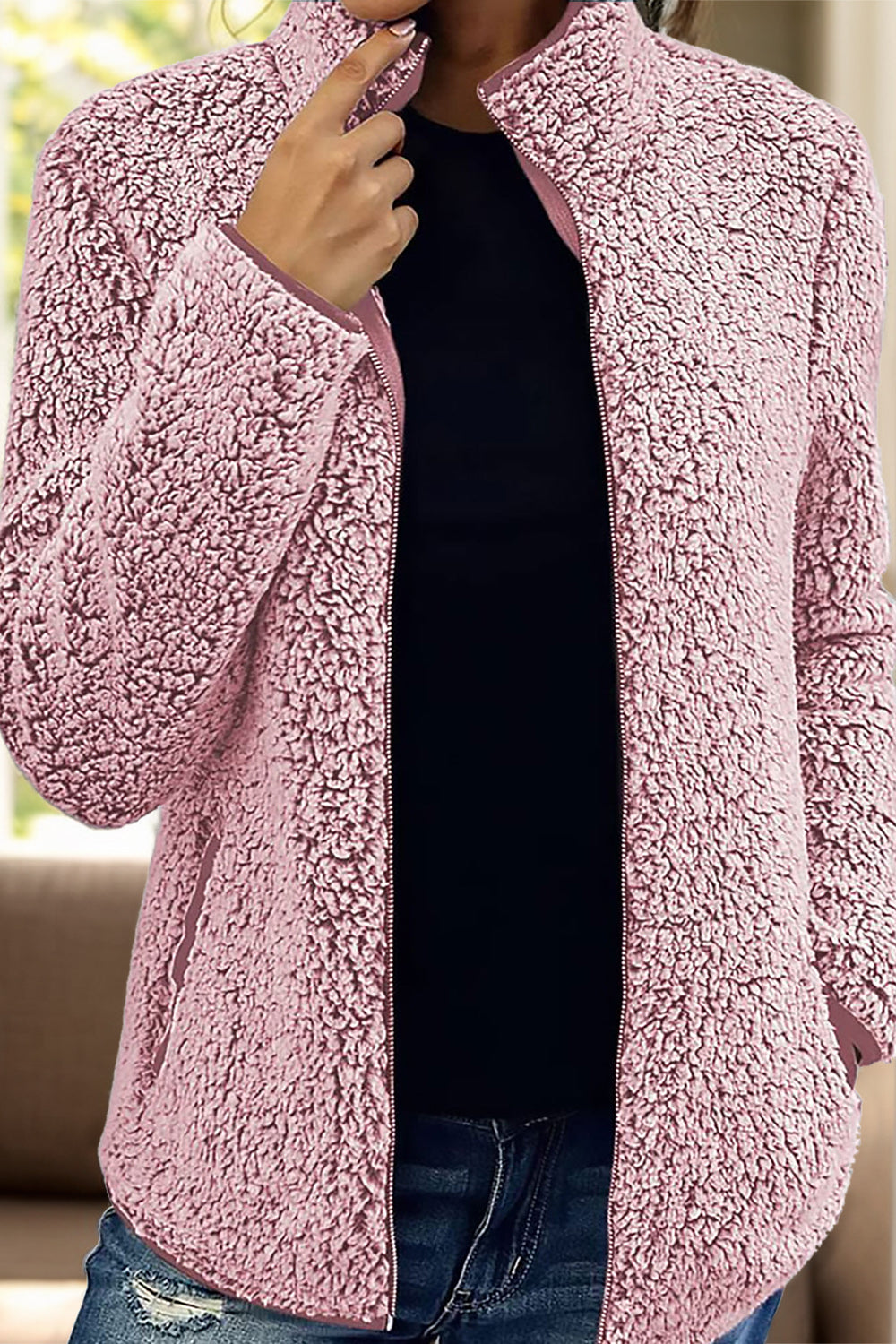 Doris® | Turtleneck jacket with zip and pockets