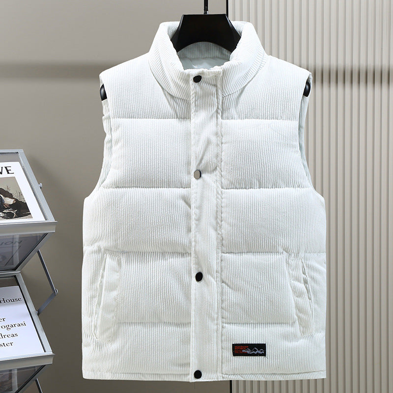 Kent | Men's Sleeveless Corduroy Puffer Vest