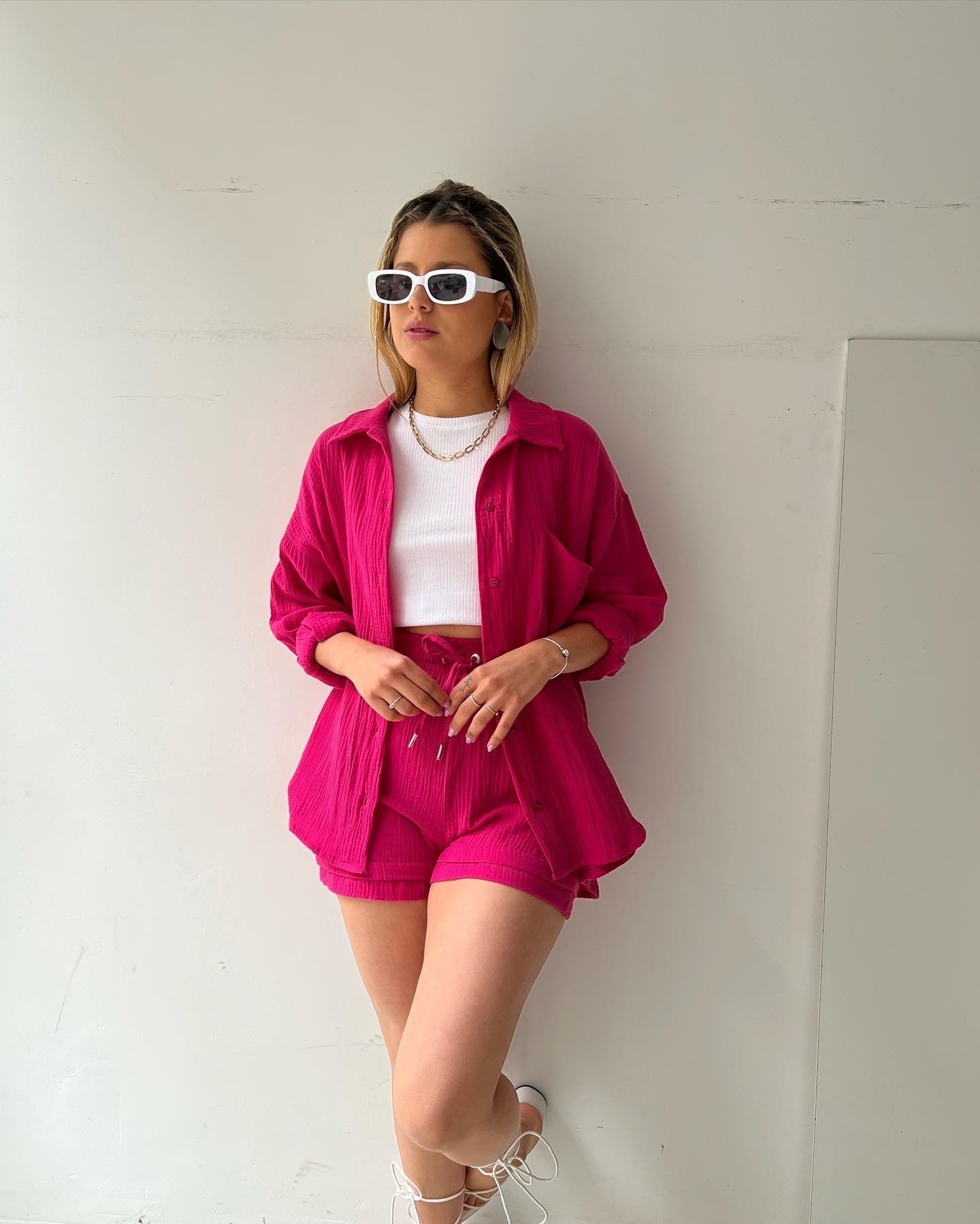 Amparo® | Fresh shirt and shorts set