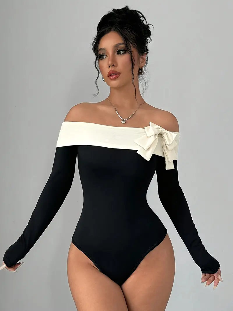 Althea® | Elegant off-the-shoulder bodysuit