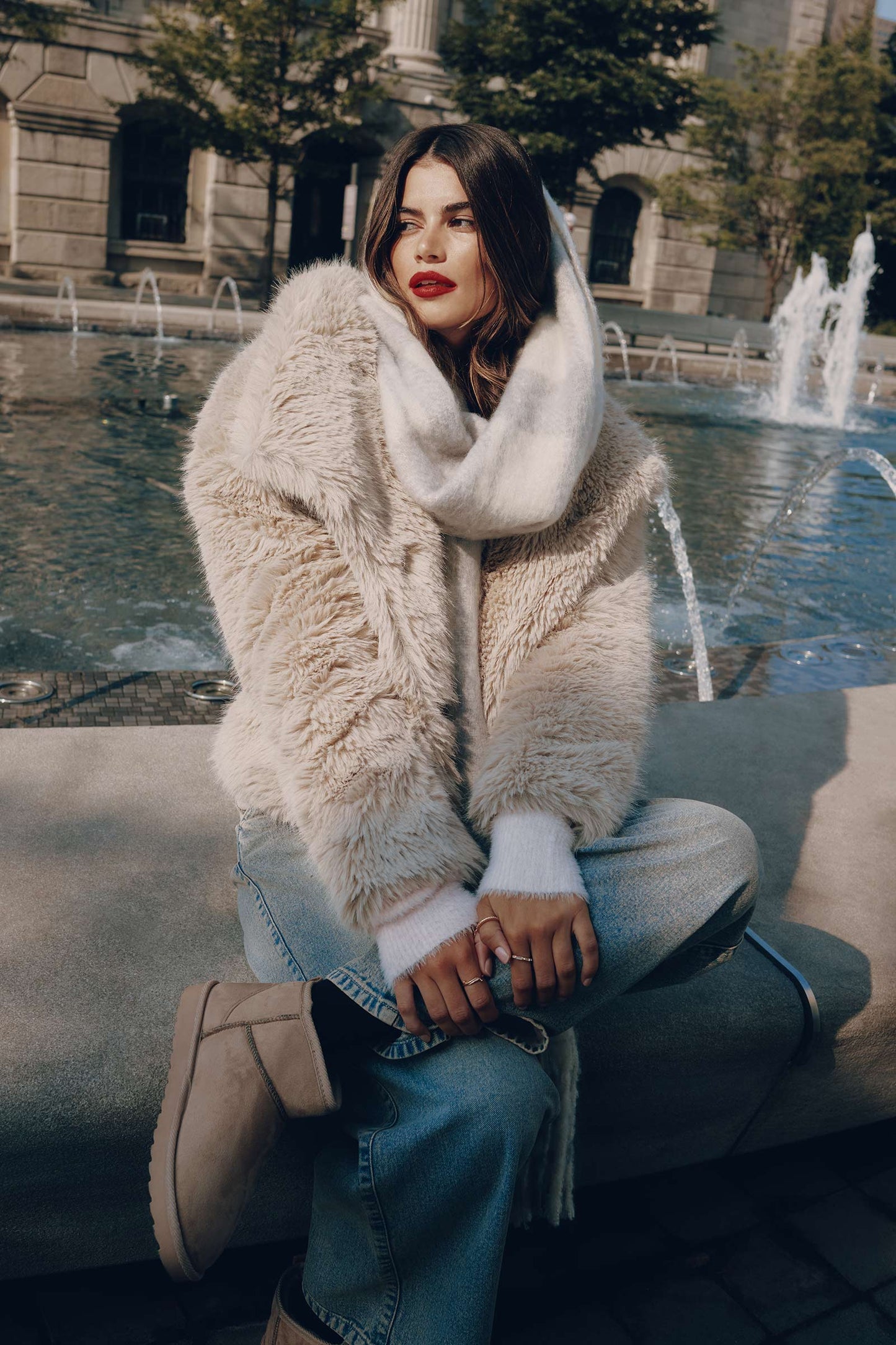 Bella | Women's Oversized Faux Fur Coat