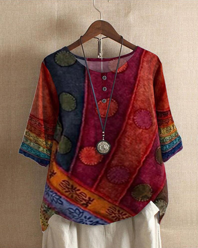 Camila® | Casual half sleeve top