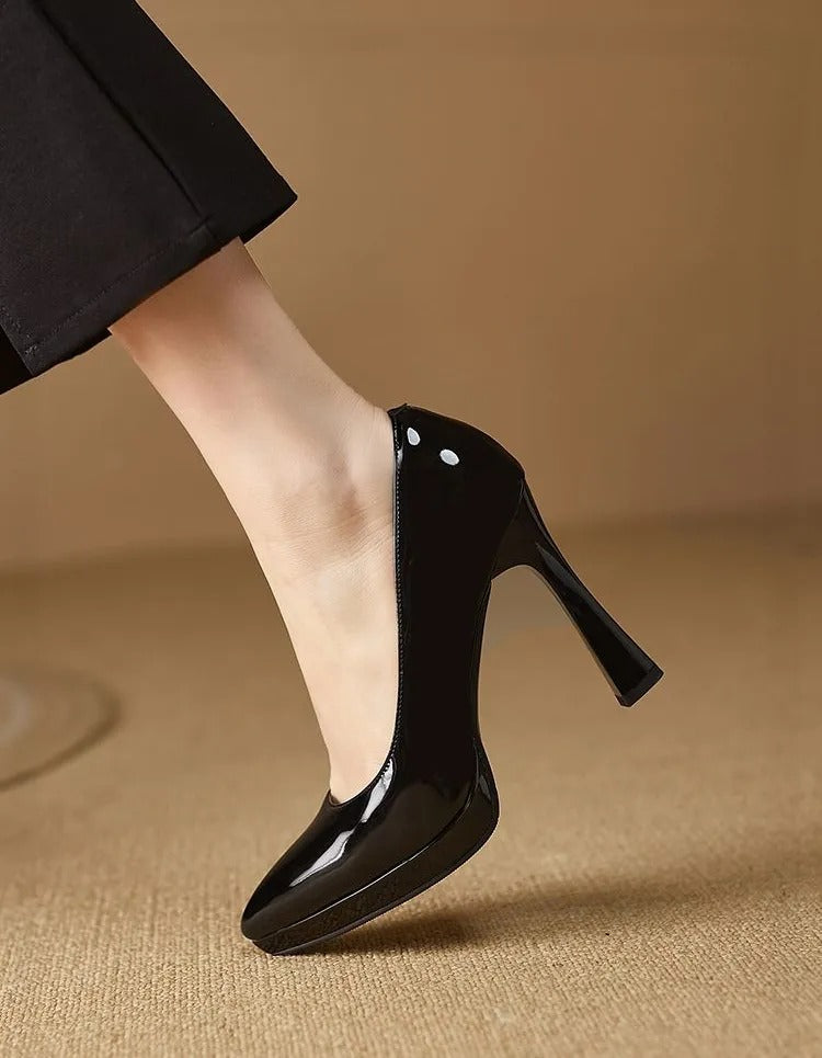 Kristen | Elegant ladies high heels pumps with pointed toe & thin heel - stylish pumps for special occasions