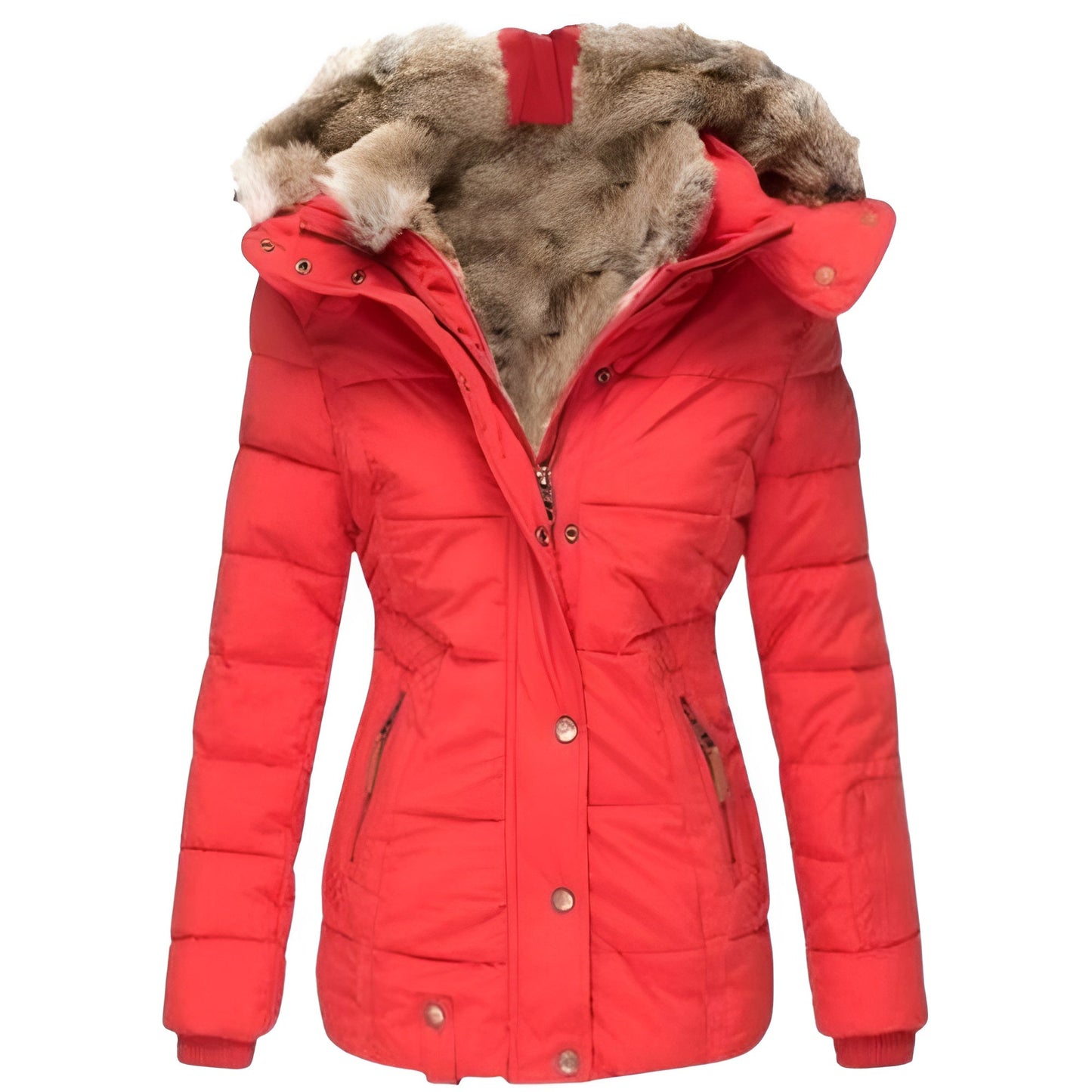 Ariadna® | Winter coat with faux fur