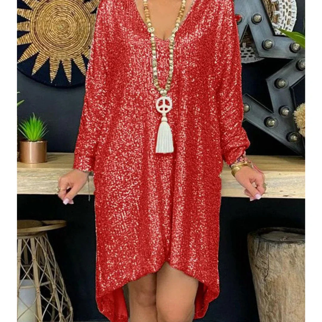 Ava® | Glittering Sequin Dress