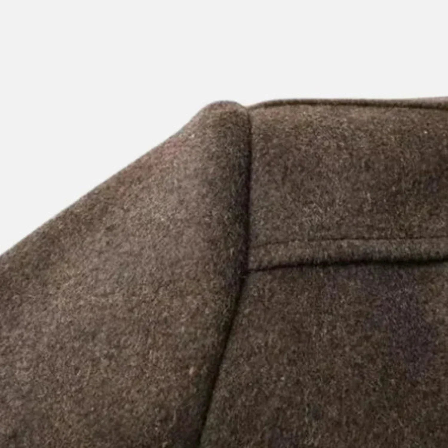 Edward | Men's Mid-Length Stand Collar Overcoat