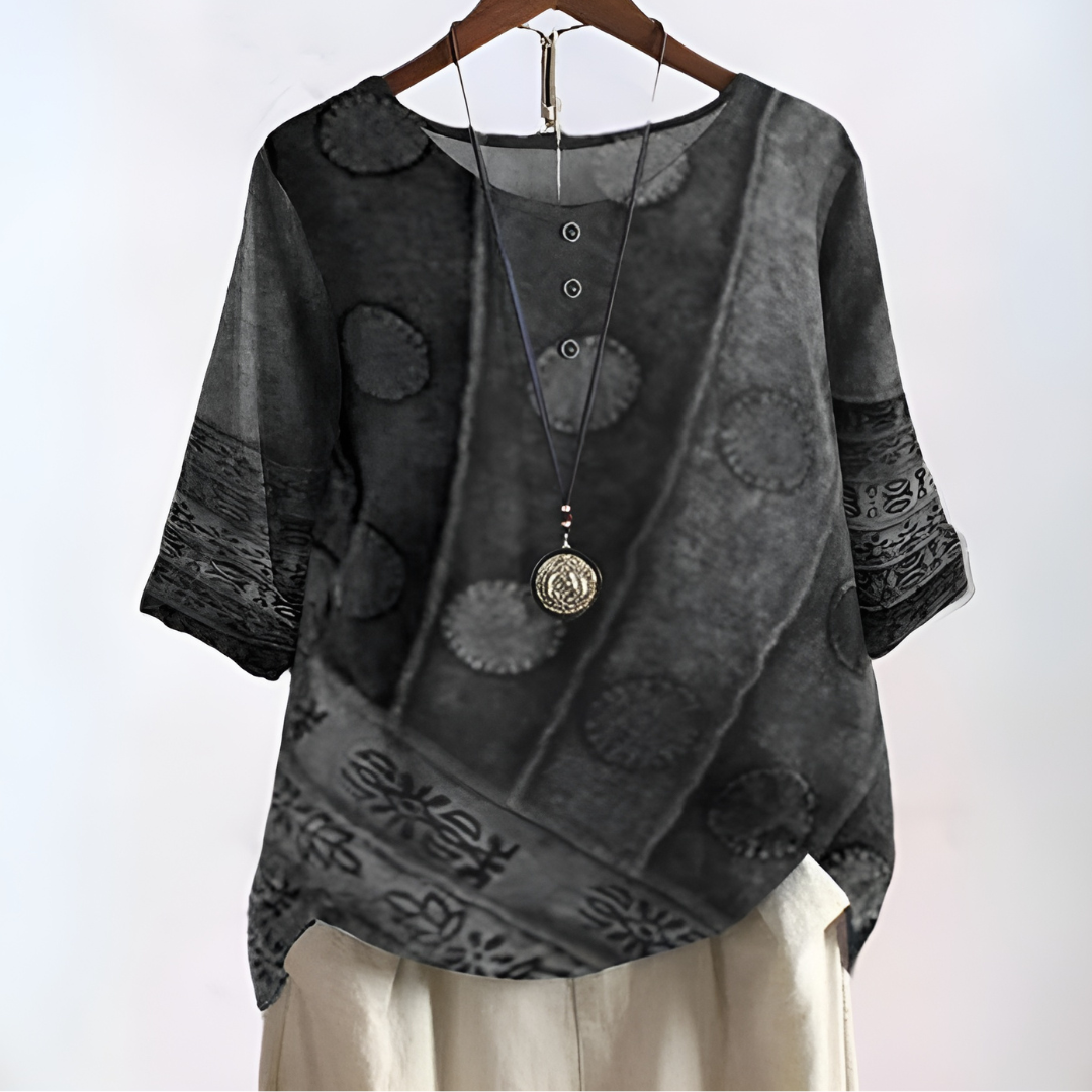Janice | Flowing Elegant Boho Blouse
