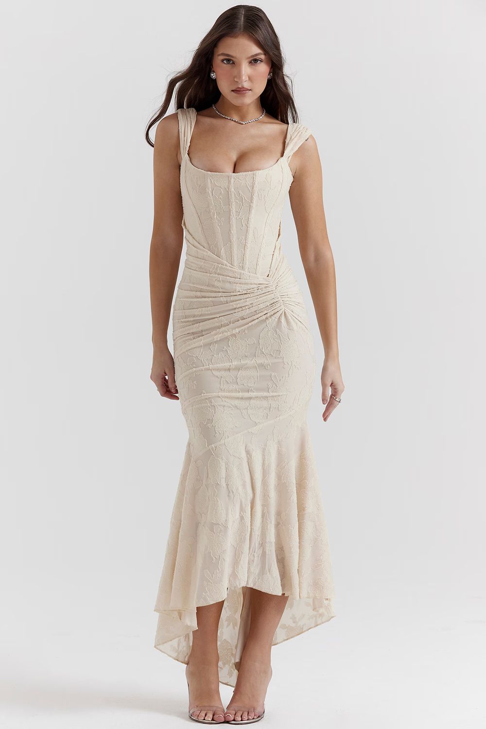 Barbara® | Romantic dress with floral print