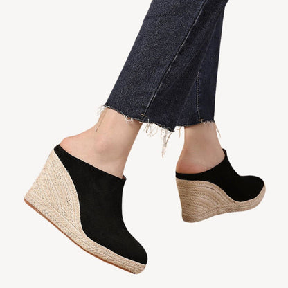 Zara | Comfortable Orthopedic Wedge Espadrille Slides