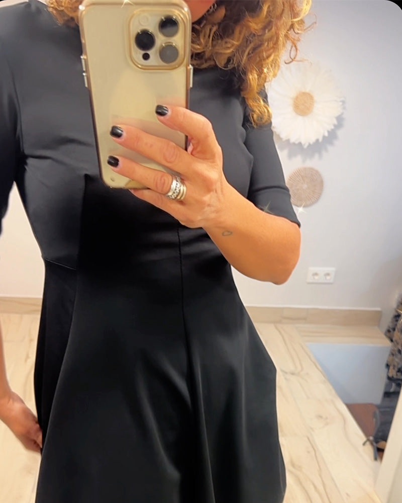 Elfrida® | Solid Color Dress With Pockets
