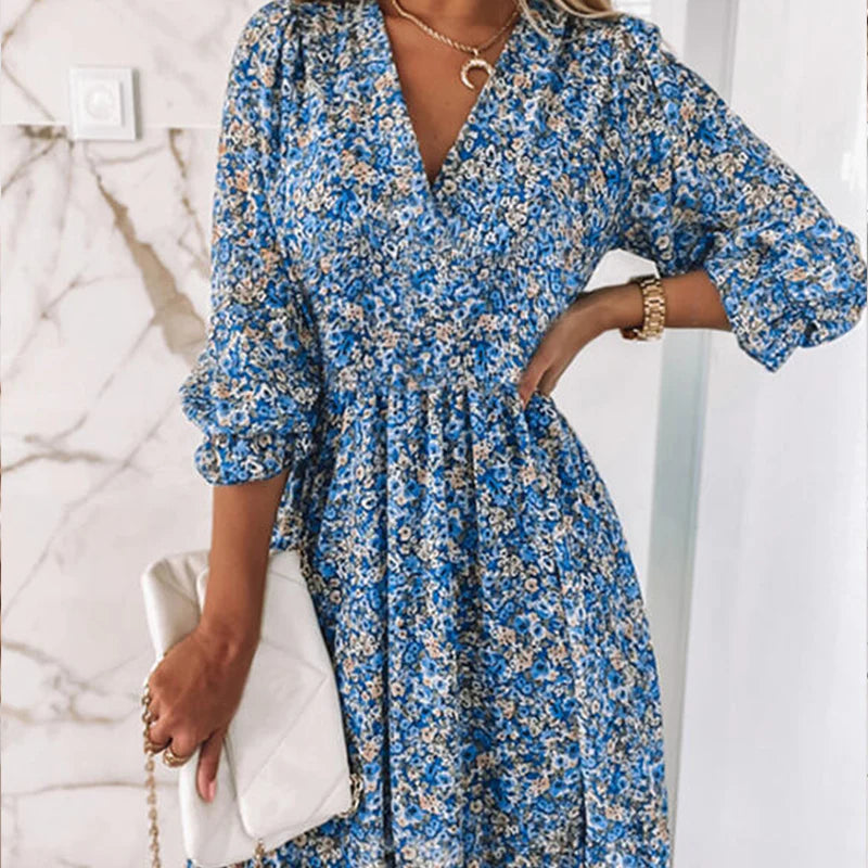 Beatriz® | Comfortable floral print dress for women