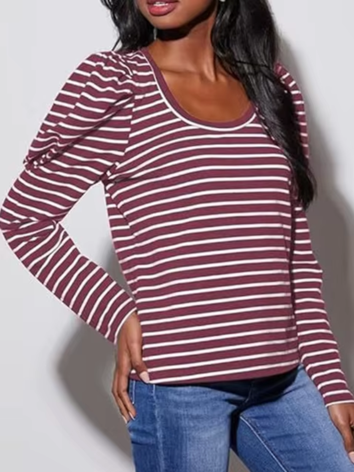 Bryton® | Puff Sleeve Sweater With Long Sleeves