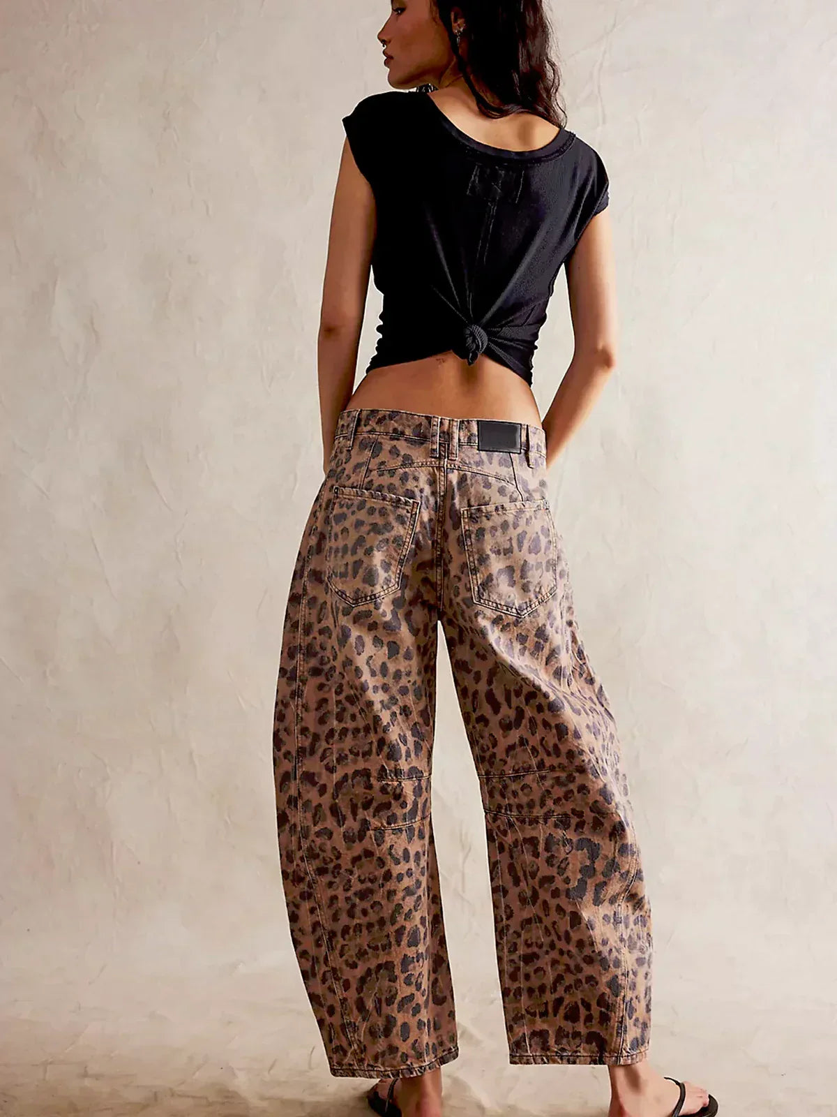 Beverly® | Baggy leopard print jeans