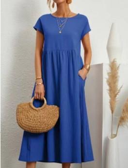 Sylvia | Elegant Relaxed Fit Midi Dress