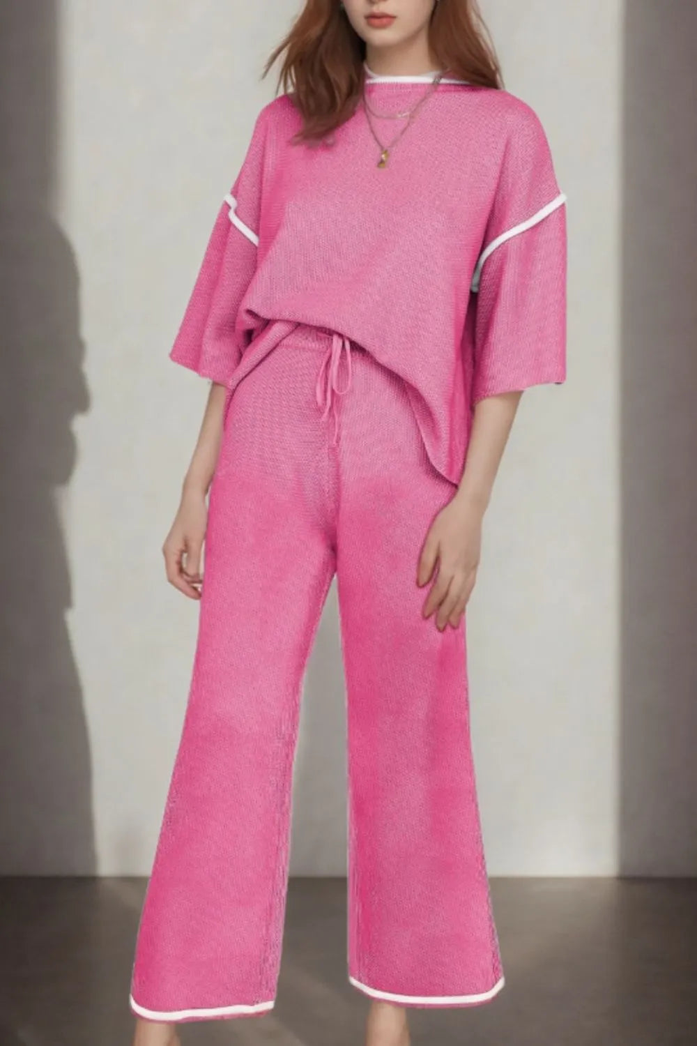 Daria® | Casual Set Of Oversized T-Shirt And Pants