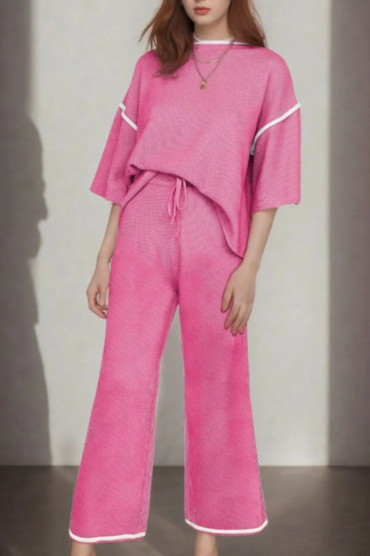 Daria® | Casual Set Of Oversized T-Shirt And Pants