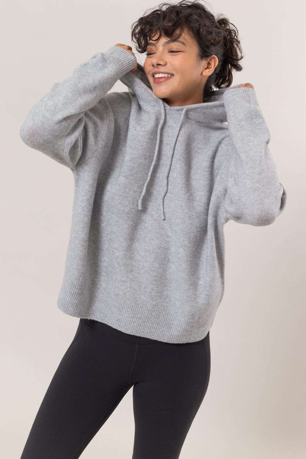 Anita® | Drawstring hoodie with long sleeves