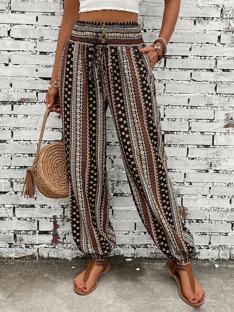 Elara® | High waist boho pants