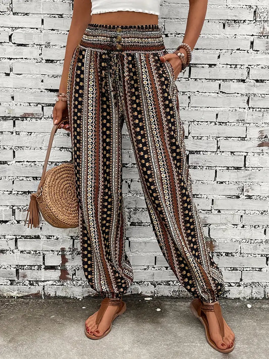Elara® | High waist boho pants