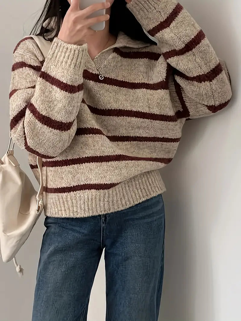Elena® | V-neck knitted sweater