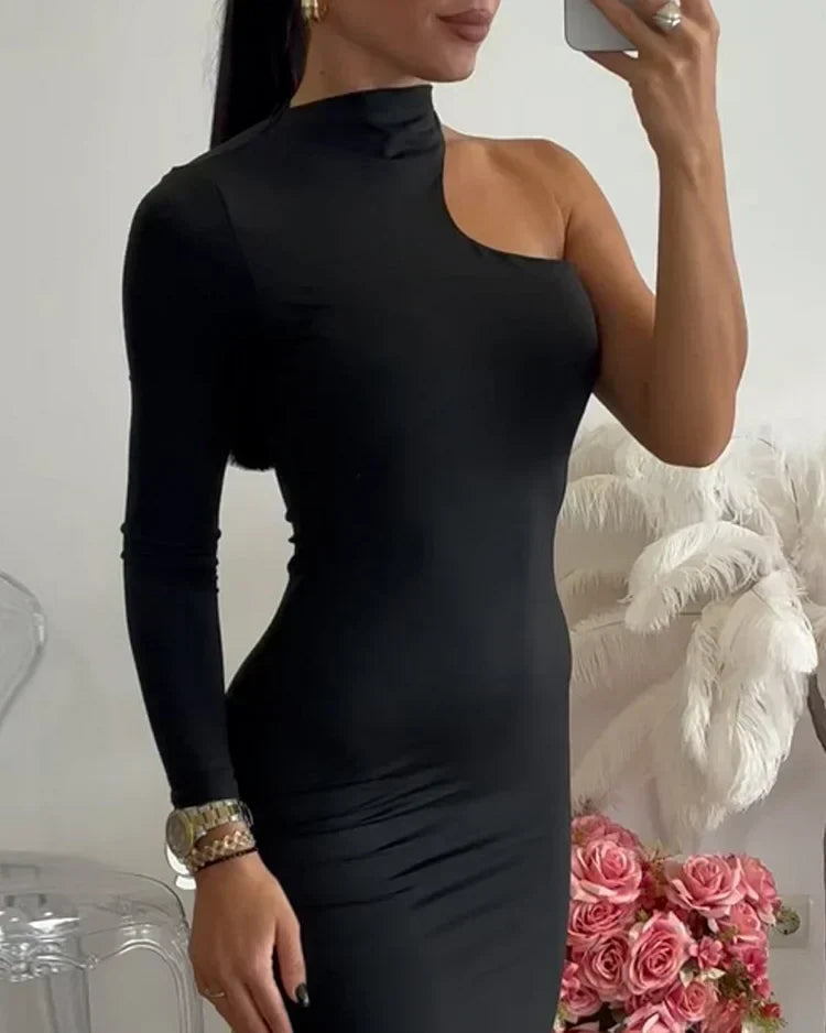 Elara® | Stylish one shoulder dress