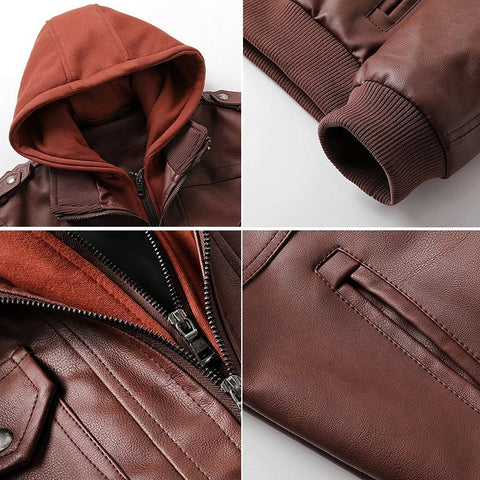 Leonard | Men's Hooded Bomber Jacket