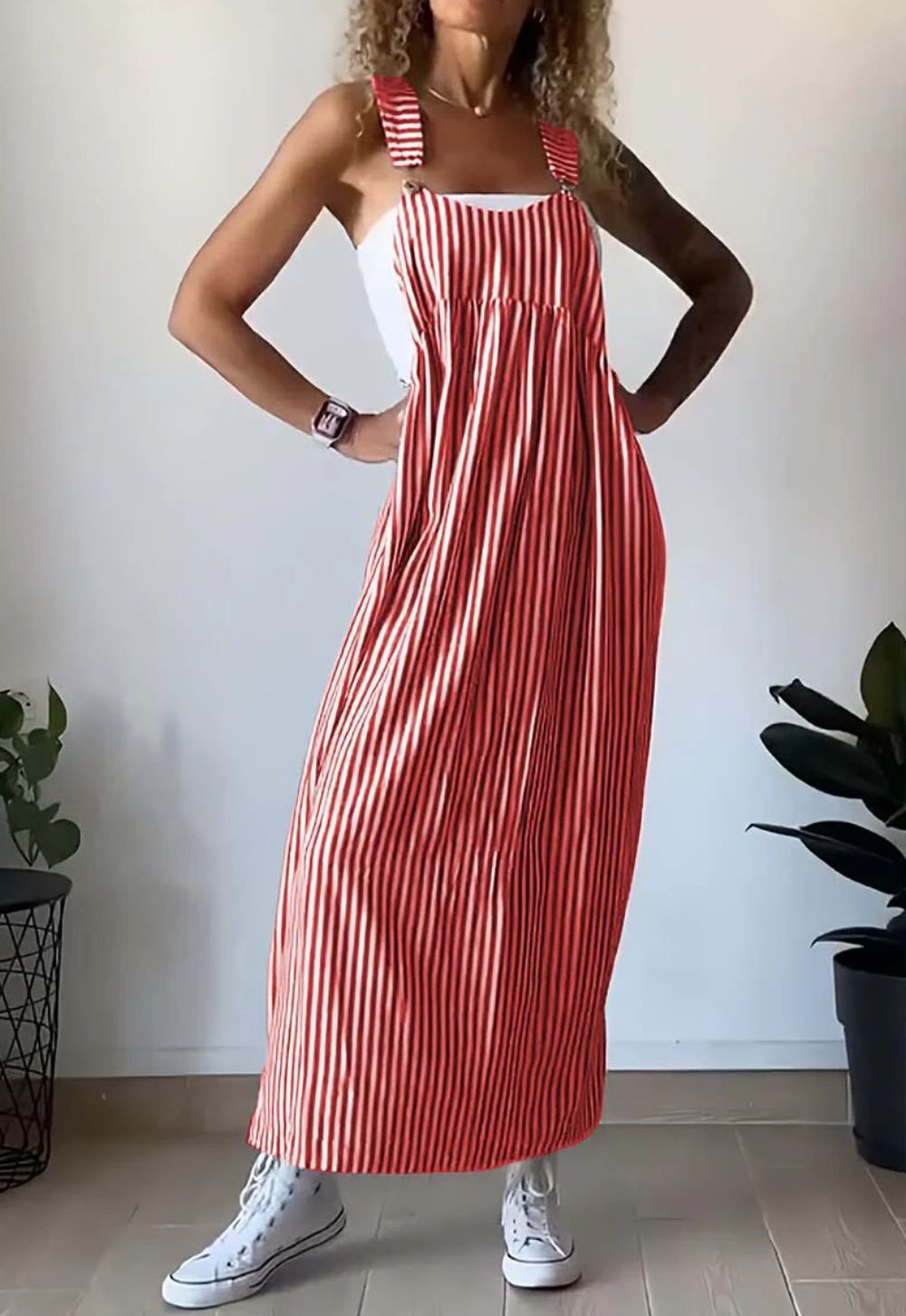 Beatriz® | Striped casual jumpsuit