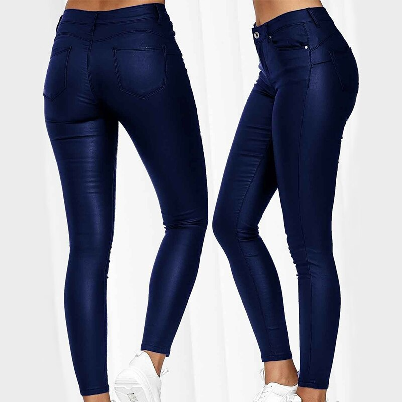 Diana® | Stretch Trousers In Leather Look
