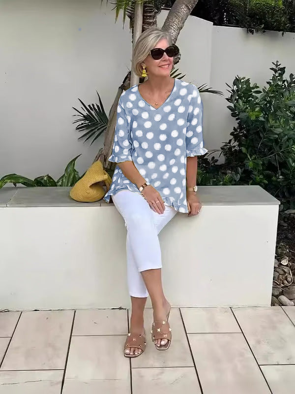 Annamaria® | Stylish V-Neck Blouse