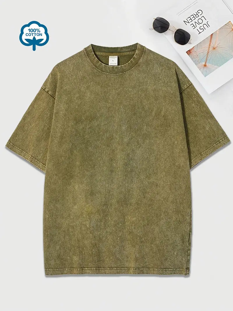 Elisa® | Crew Neck Cotton T-Shirt