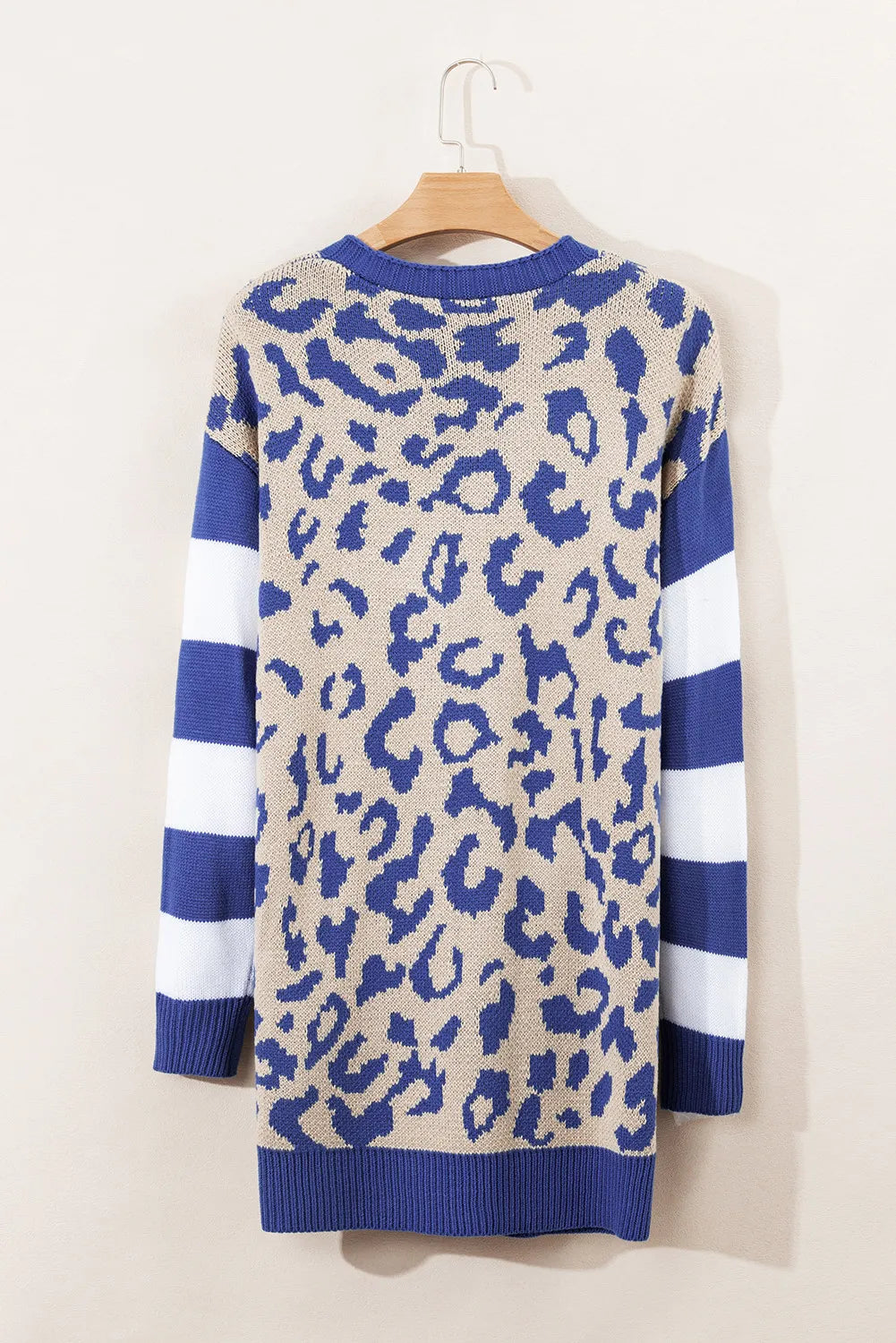 Carina® | Long sleeve leopard print open front cardigan