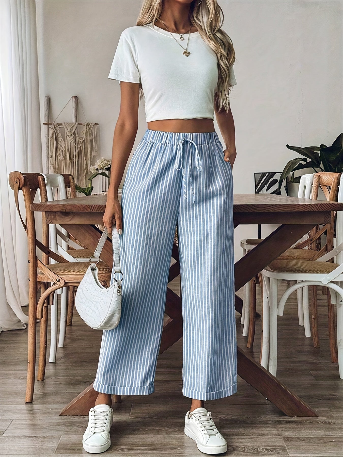 Dawn® | Striped trousers