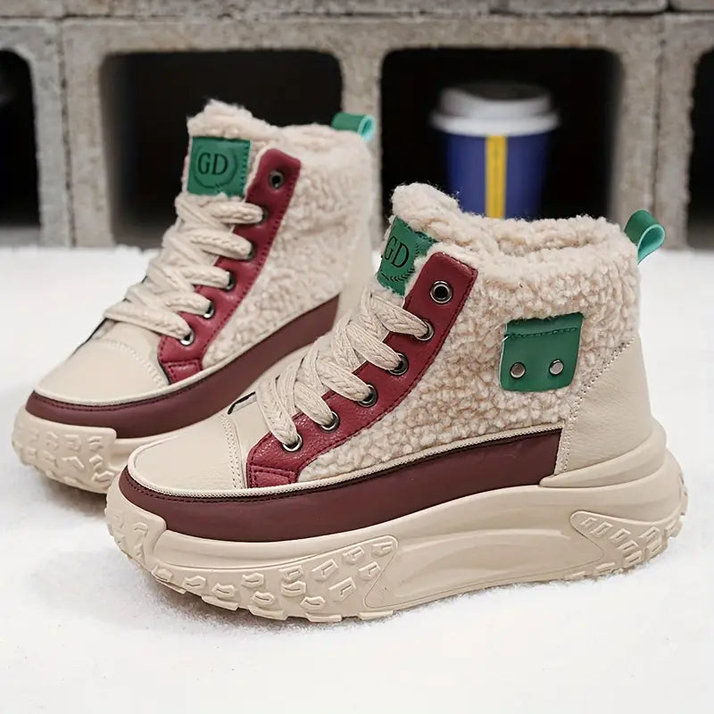 Edna® | Waterproof plush ankle boots
