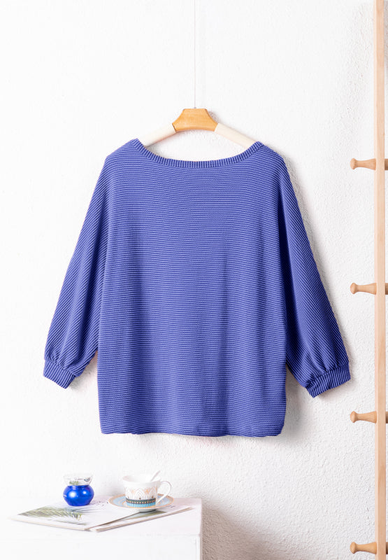 Elisa® | Structured, long-sleeved V-neck top
