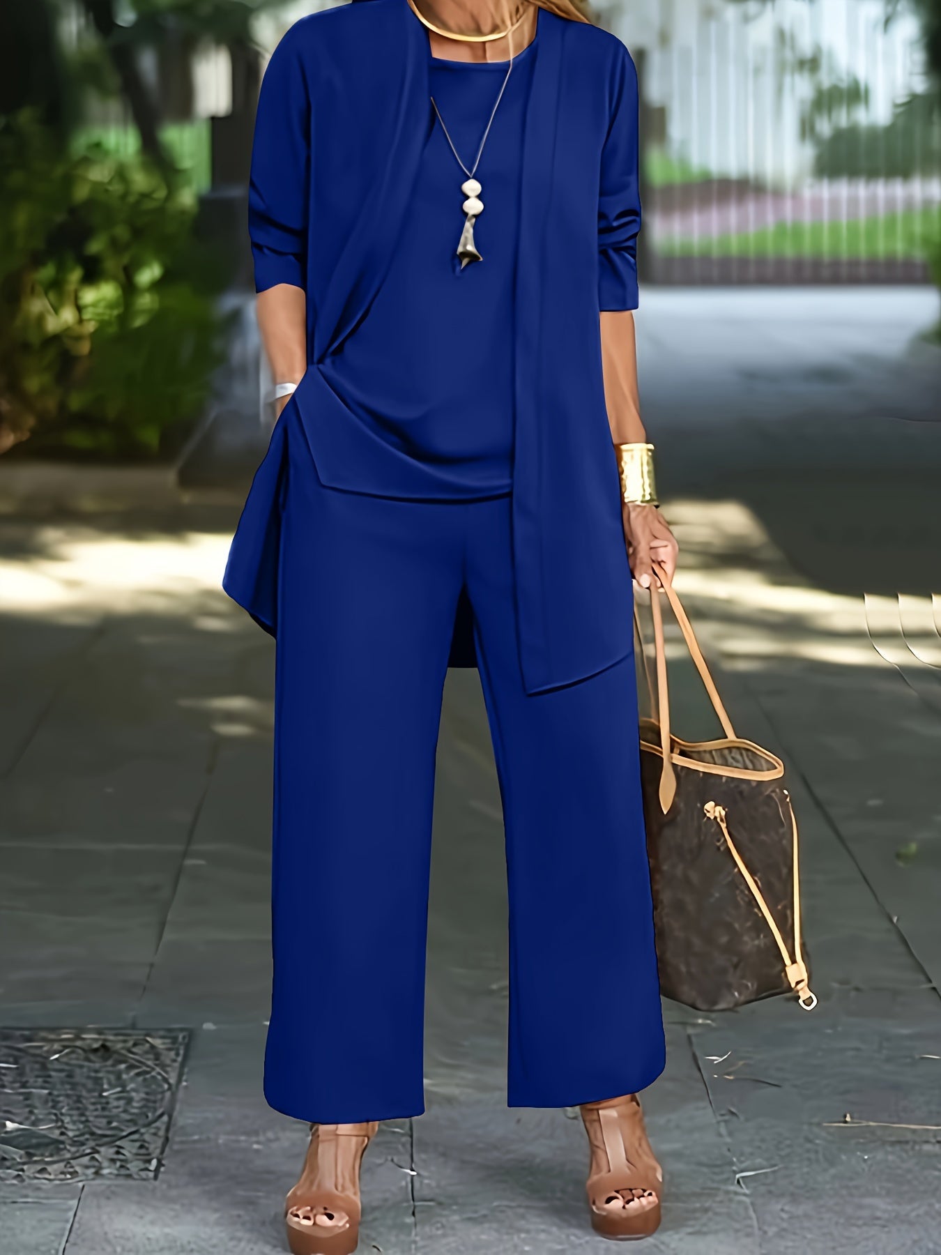 Elena® | Perfect chic simple three piece set for women