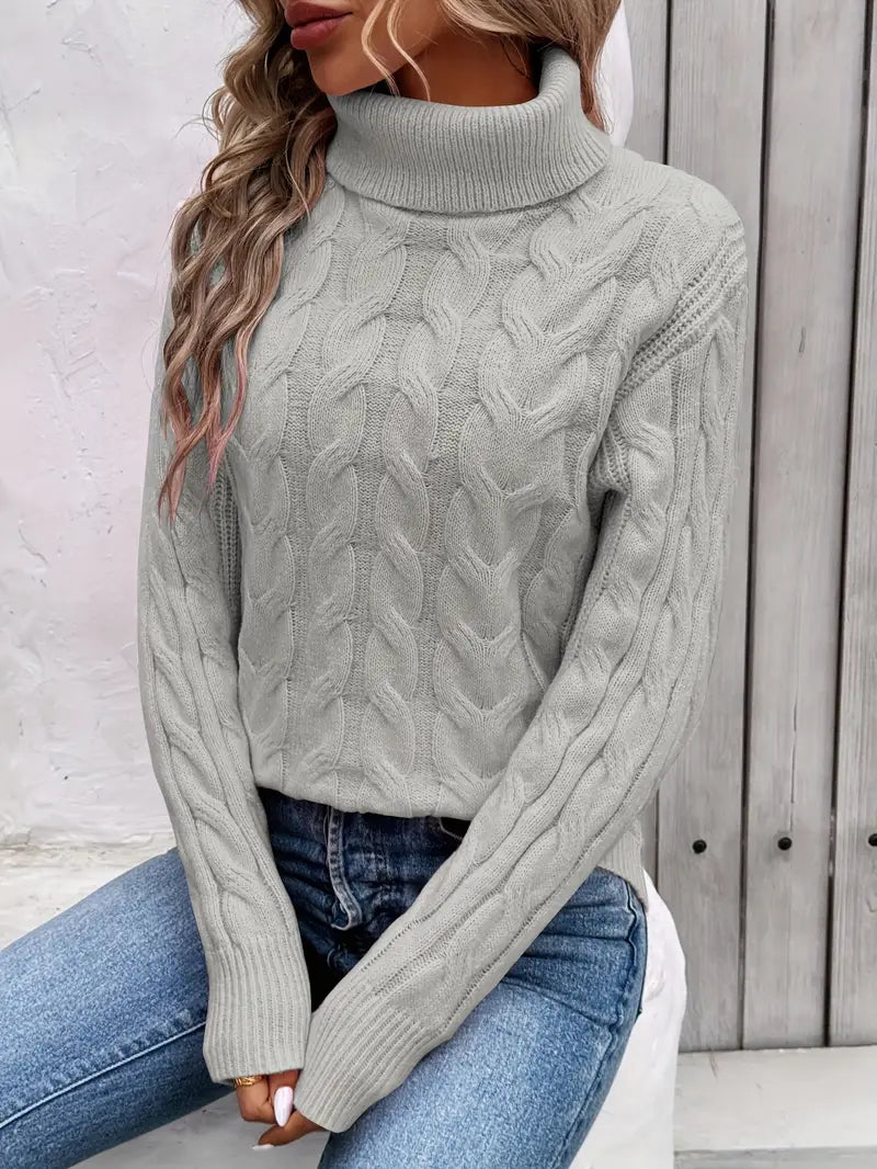 Brianna® | Knitted turtleneck sweater