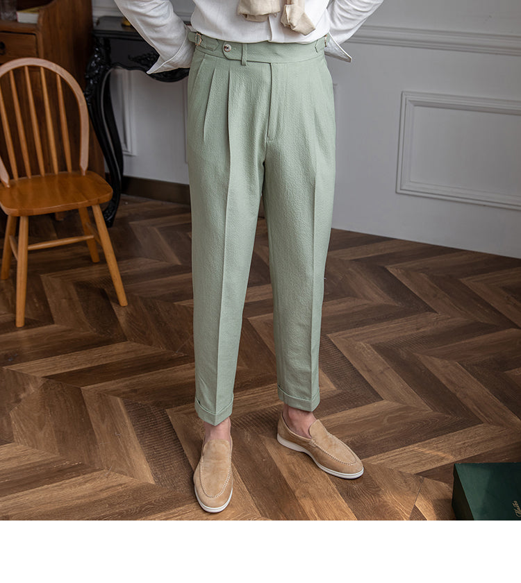 Irving | Men's Pleated Cropped Pants