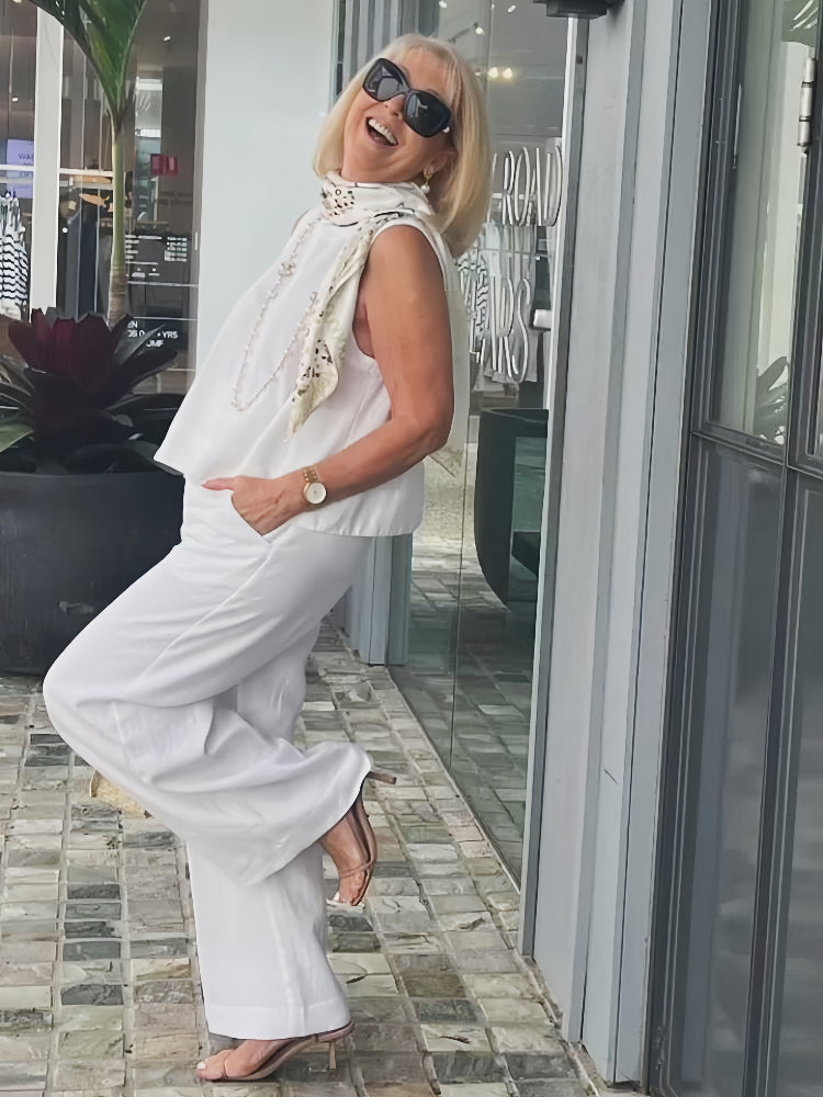 Aricia® | Cotton Linen Trouser Suit