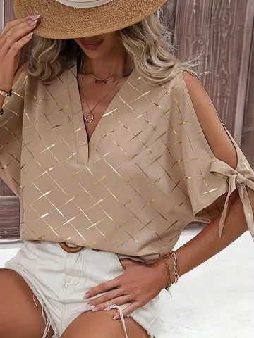Bruin® | Relaxed Short Sleeve Blouse